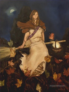 sorcière Tableau Peinture - Melissa La Sorcière